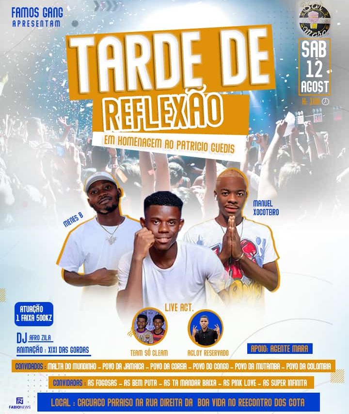 Tarde de Reflexão - Em homenagem ao Patrício Guedes